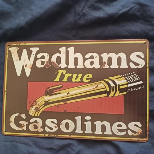 X12 metal sign - sign, man